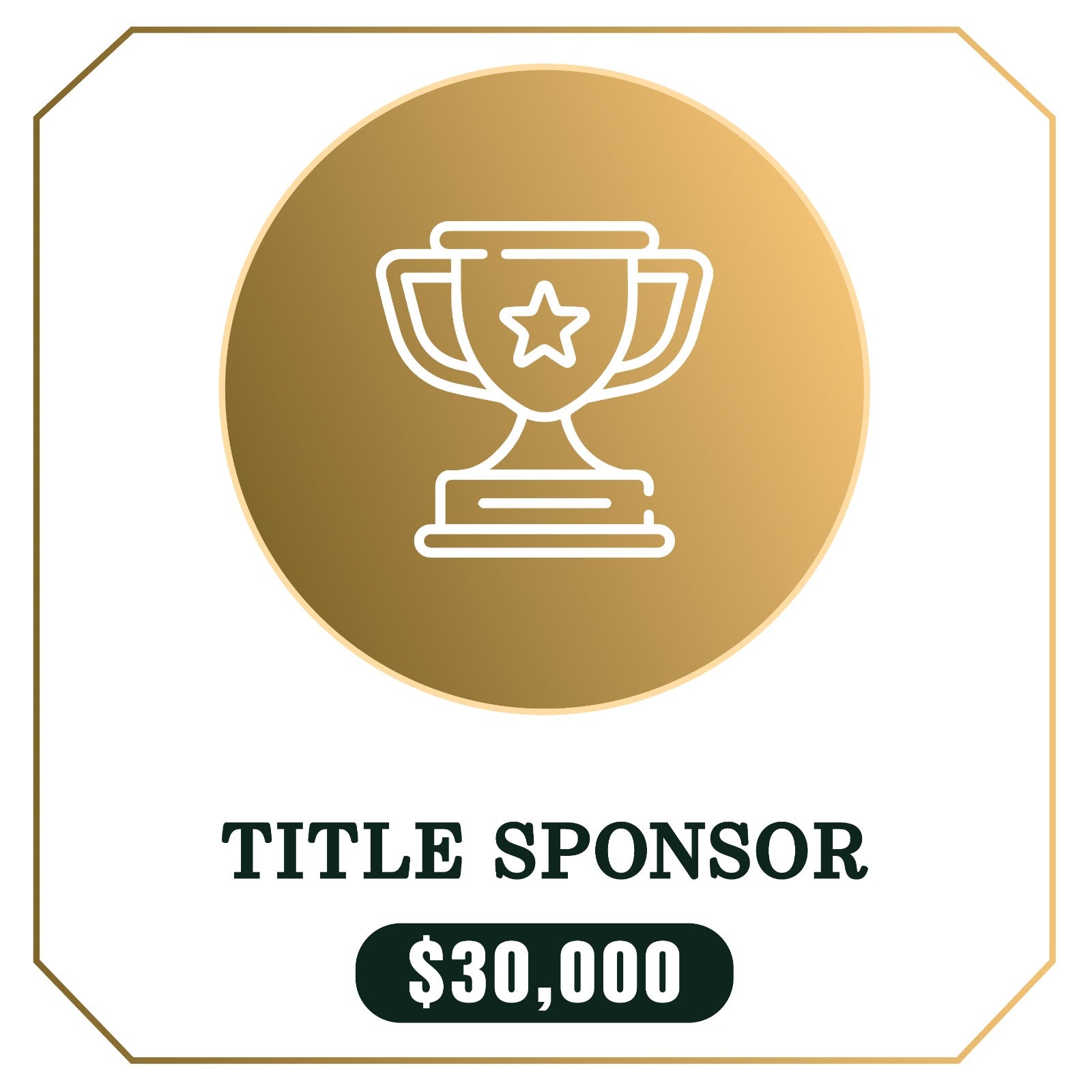 Title Sponsor - 2026 Charity Golf Classic