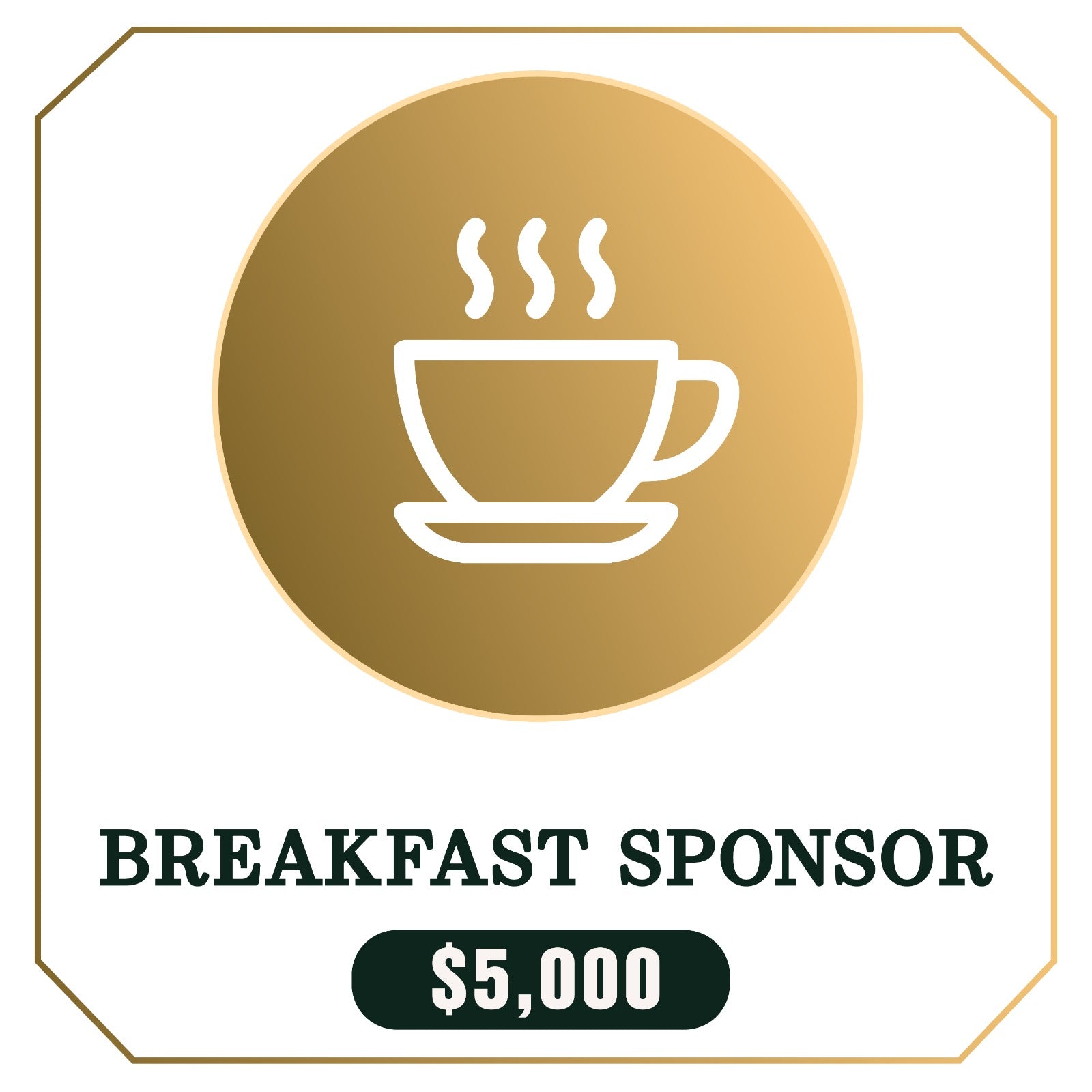 Breakfast Sponsor - 2026 Charity Golf Classic